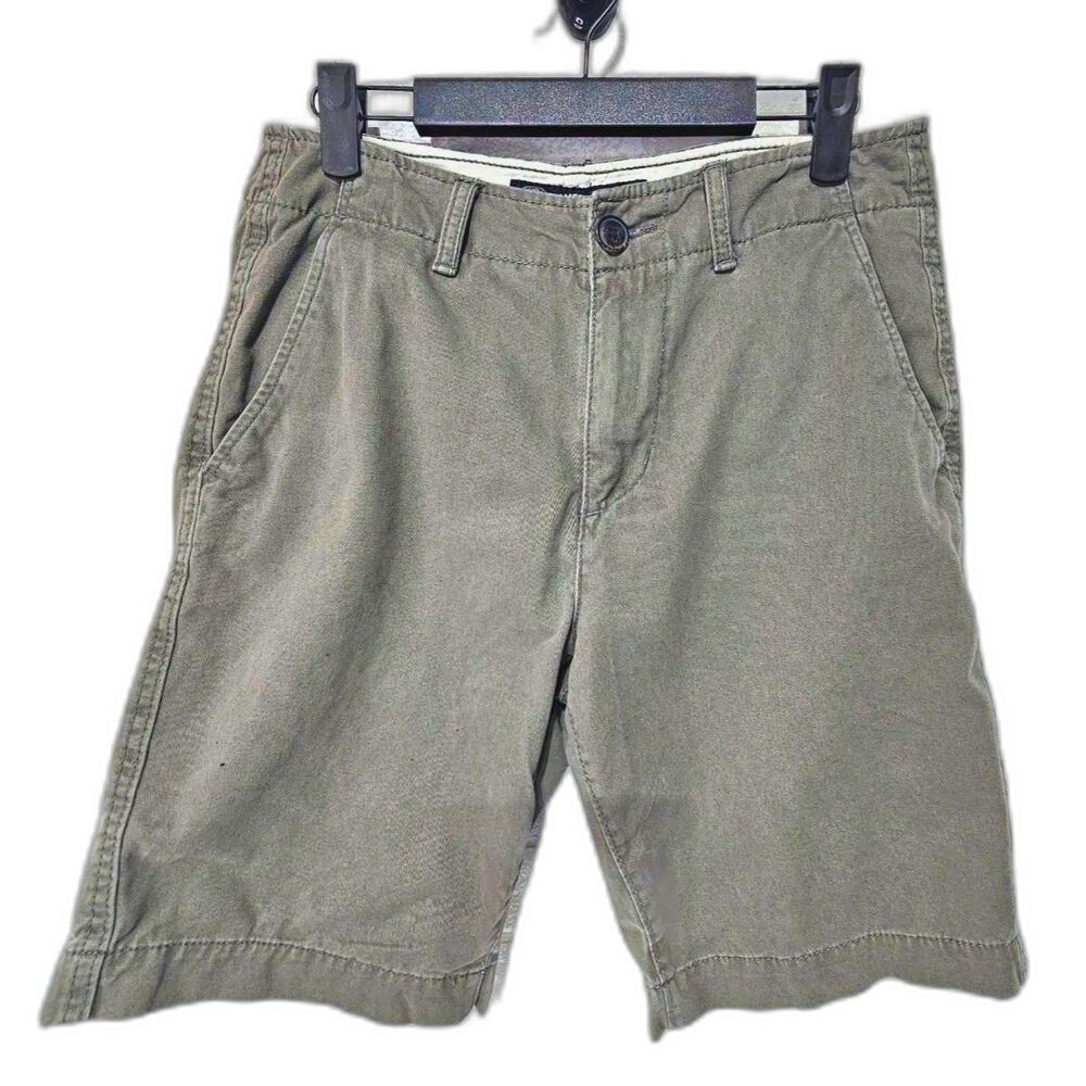 American Eagle Classic Length Cargo Shorts Army Green Men's Size 28